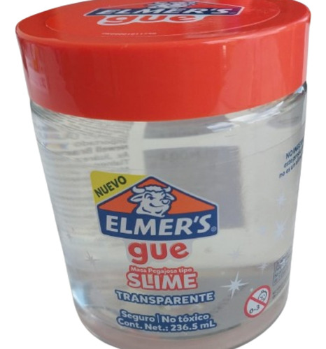 Slime Clea Gue Masa Pegajosa Transparente Elmers