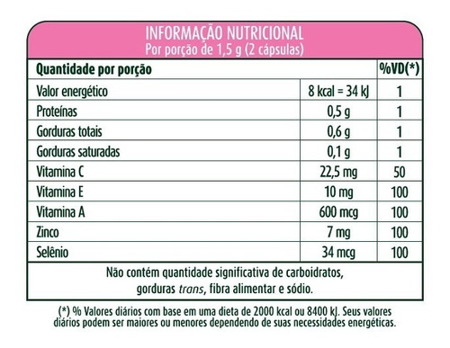 Colageno Vitamina E Minerais 240 Capsulas