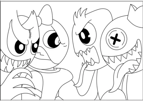 Desenhos de Rainbow Friends para Colorir