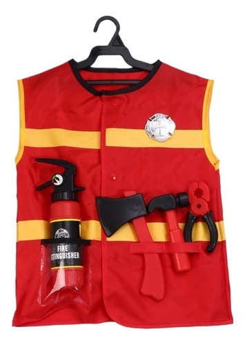 Ropa Para Juegos De Rol Para Niños, Disfraces De Bombero Par