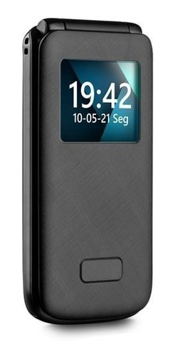 Imagem 2 de 8 de Celular Flip Vita Lite Multilaser Preto - P9142