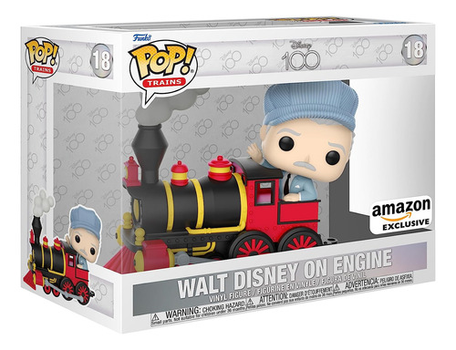 ¡funko Pop! Tren: Disney 100, Walt Disney En Locomotora De V
