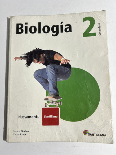 Libro Biología 2 - Secundaria - Santillana  Excelente Estado