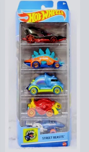 Autitos Hot Wheels Pack X 5 Autos Mattel Original Byp