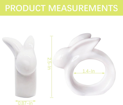 Servilleteros De Porcelana De Conejo Soporte Para Serville