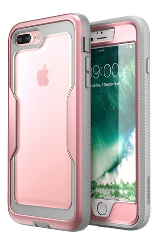 Serie Carcasa Para iPhone 8 Plus 7 Incluye Protector Color