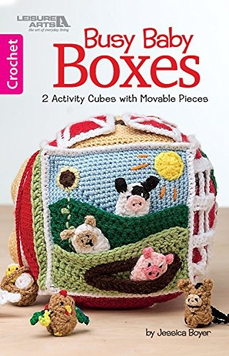 Busy Baby Boxes 2 Activity Cubes With Movable Pieces (croche