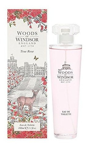 Edt 3.3 Onzas True Rose Por Woods Of Windsor Para Mujer En