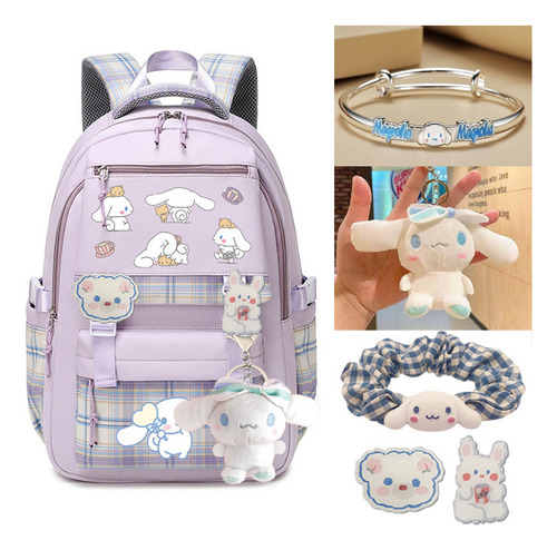 Set De Mochilas De Dibujos Animados Cinnamoroll Kawaii