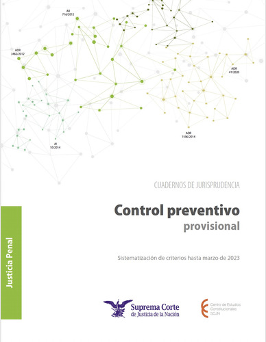 Control Preventivo Provisional Cuadernos De Jurisprudencia