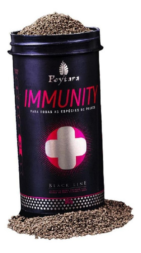 Ração para peixes Poytara Immunity Black Line 35g