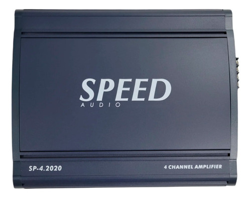 Amplificador Automotriz 4 Canales Speed Sp-4.2020 Color Azul obscuro