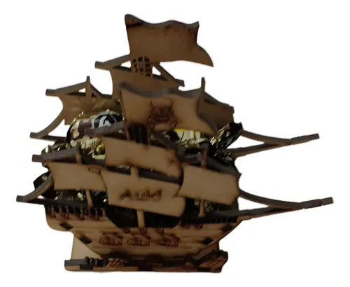 Barco Pirata 50 Souvenirs Personalizados