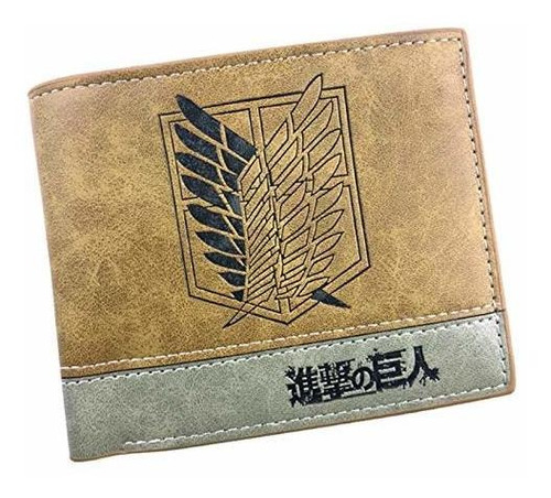 Aslnsong Cuero Bifold Short Wallet Con Coin Pocket Dtksk