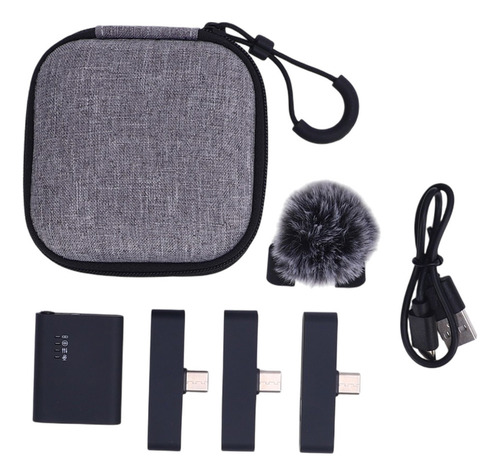 W Micrófono Inalámbrico Lavalier System 3 Receiver Noise