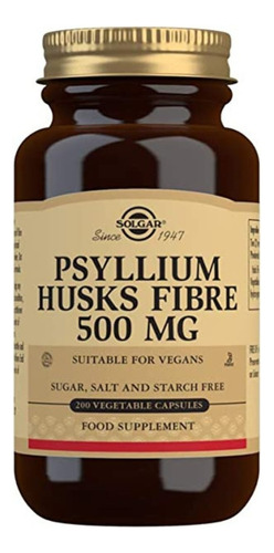 Solgar - Psyllium 200 Cápsulas - Un - Unidad A $960