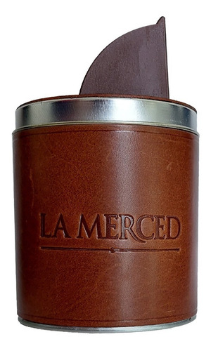 Yerbera La Merced Ecocuero Marrón Chica