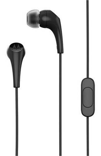 Imagen 1 de 4 de Auricular Motorola Earbuds 2 Negro Earbuds2blk - Aj Hogar