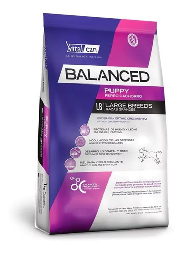 Vital Can Balanced Perro Puppy Razas Grandes 3 Kg