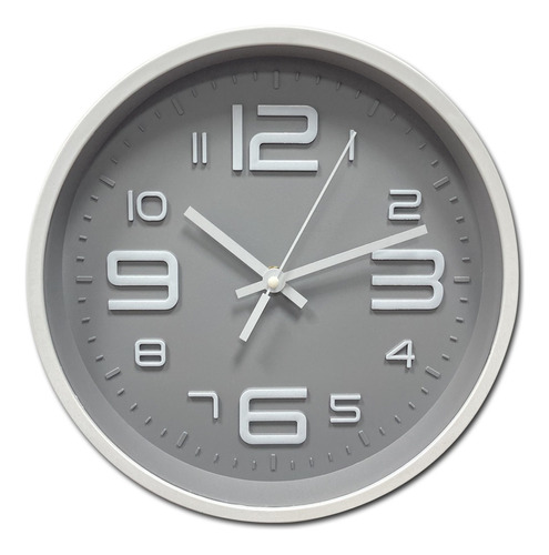 Reloj Pared 30 Cm Redondo Deco Blanco Moda Pettish Online