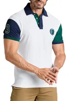 Comprar Playera Hombre Polo Club Tipo Polo Detalles Blanco 3651360