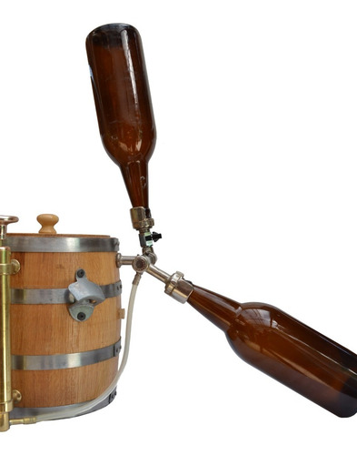 Chopera Para Cerveza 2 Botellas O Barril Serpentina Portatil