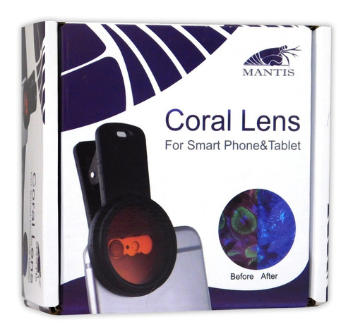 Imagen 1 de 10 de Lente Corales Filtro Para Celulares O Tablet Acuario Mantis