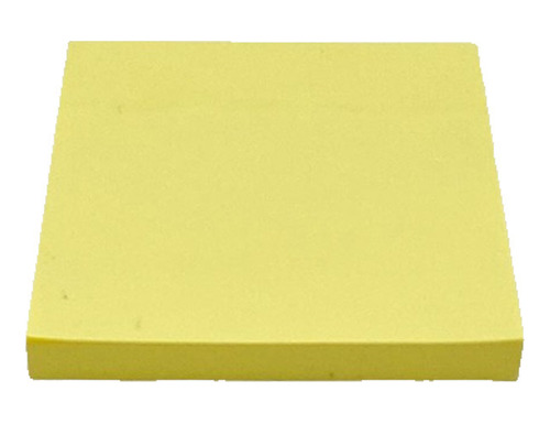 1 Bloco Adesivo Para Anotação De Recado Amarelo 38x50mm