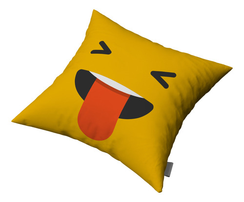 Almohadon Emoji Feliz Personalizables 30x30cm #006