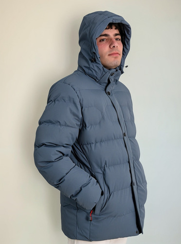 Camperon Hombre Con Piel Abrigo Campera Invierno Hombres