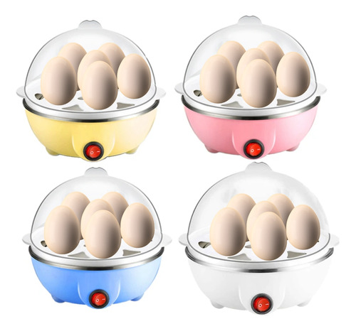 Ovos Cozidos Egg Cooker Elétrico Cozidor Saudável 110v Cor Cor Rosa