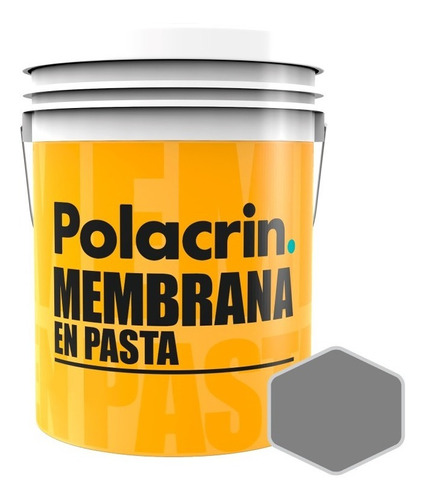 Polacrin Membrana En Pasta Impermeabilizante +6 Colores 20lt