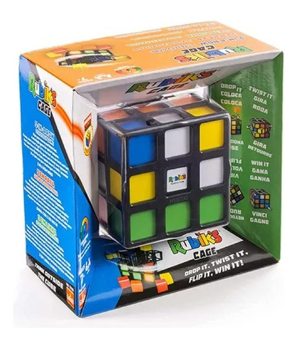 Cubo Rubiks Cage Jaula 3x3 Color De La Estructura Negro