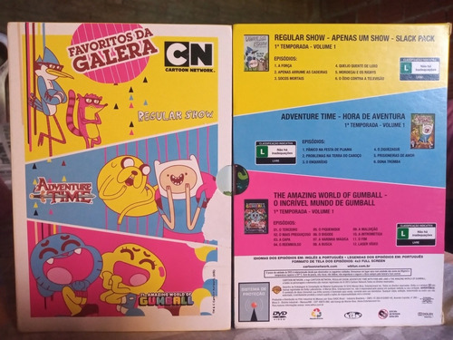 Imagem 2 de 5 de Hora De Aventura Original Box Filme Dvds .