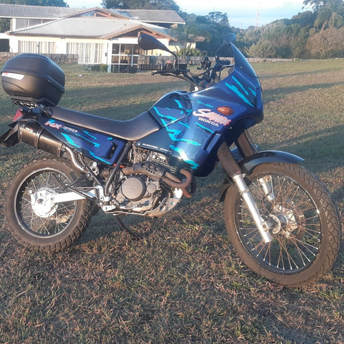 Imagem 3 de 6 de Honda Nx 350 Sahara 1994 Preta Tigrada