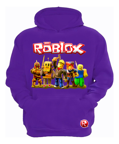 Polerón Roblox Personajes, Canguro, Capucha, Unisex,