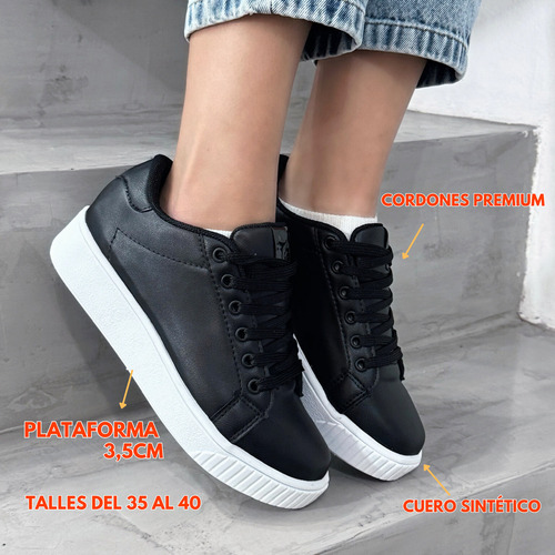 Zapatillas De Mujer Moda Urbana Casual Plataforma