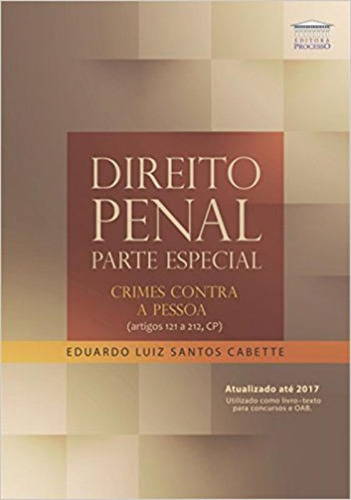 Direito Penal - Parte Especial - Crimes Contra A Pessoa