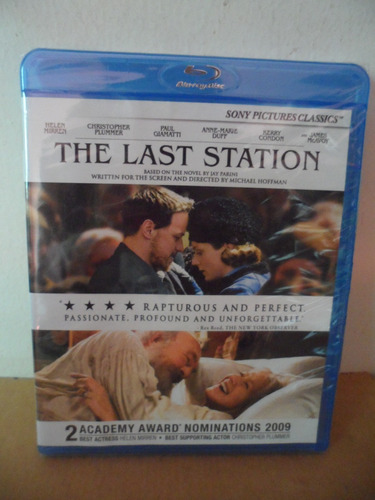 The Last Station Blu Ray Import Movie Michael Hoffman