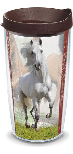 Tervis   - Vaso Para Caballos De Correr Con Envoltura Y Tapa