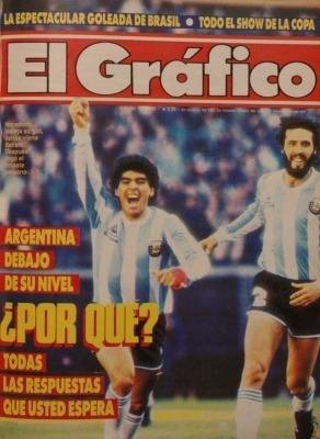 El Grafico 3534 Copa America 1987 Argentina 1 Peru 1    