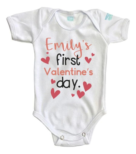 Pañalero First Valentine's Day San Valentin Ropa Bebe Body