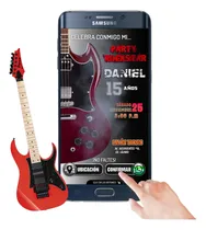Comprar Invitación Interactiva  Mapa Y Confirmar Cumpleaños Rock