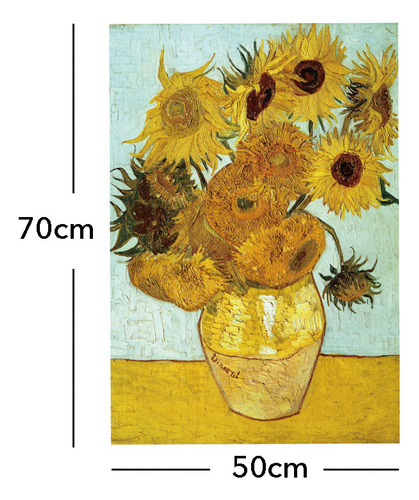 Rompecabeza Puzzle Cresko Girasole Van Gogh Arte