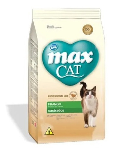 Imagen 1 de 2 de Max Cat Castrado 3kg - kg a $27967