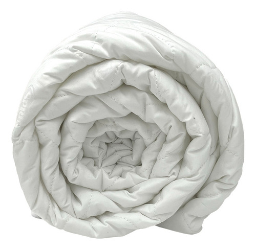 Spring Air Cubre Colchón Dry 100% Algodón Individual Color Blanco Diseño De La Tela Liso Tamaño Del Colchón Matrimonial