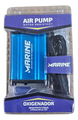 Aireador Pesca 12 Volt O Pila Marine Sports Aluminio