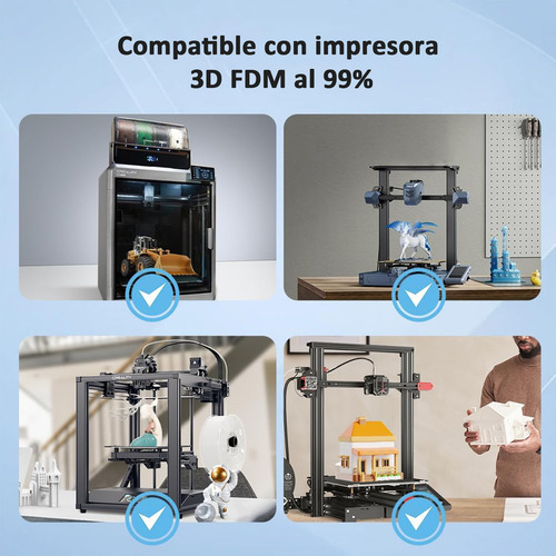 Creality Rfid Filamento Hyper Pla De Impresión 3d Cfs K2 Hi Color Marrón