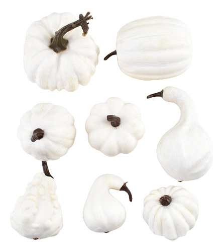 Cosecha De Halloween Calabazas Pequeñas Artificiales