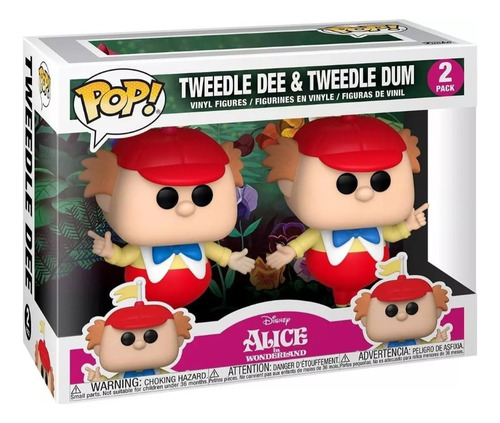 Alice In Wonderland Funko Pop Tweedle Dee Y Dum Pack Disney